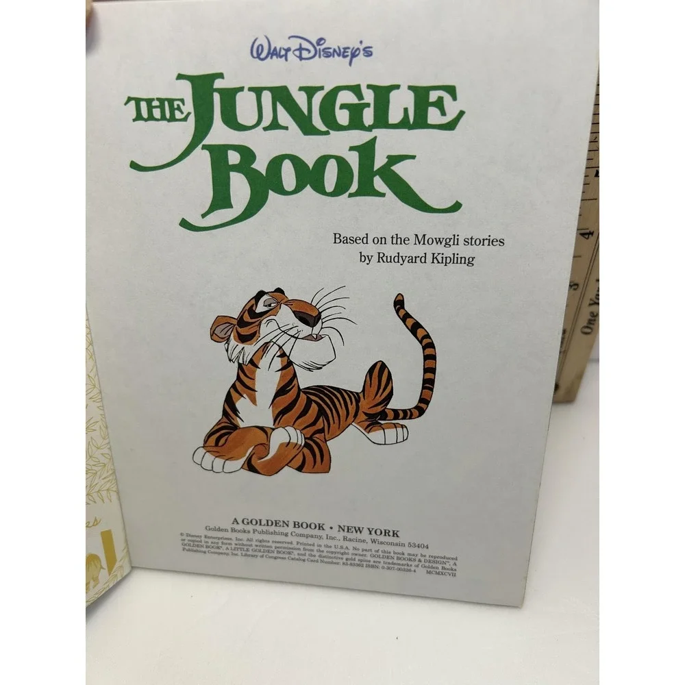 Vintage Walt Disney's The Jungle Book Little Golden Book HC Illustrated USA